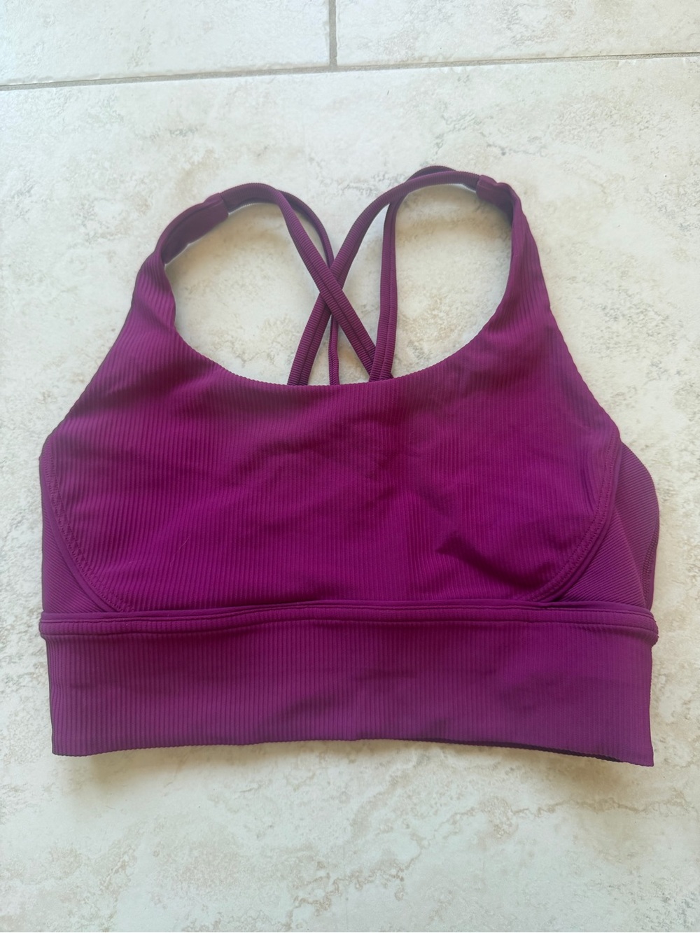 LULULEMON Ribbed Longline Energy Sports Bra